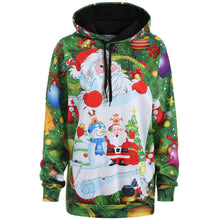 Load image into Gallery viewer, Christmas Santa Snowman Hoodies