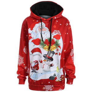 Christmas Santa Snowman Hoodies