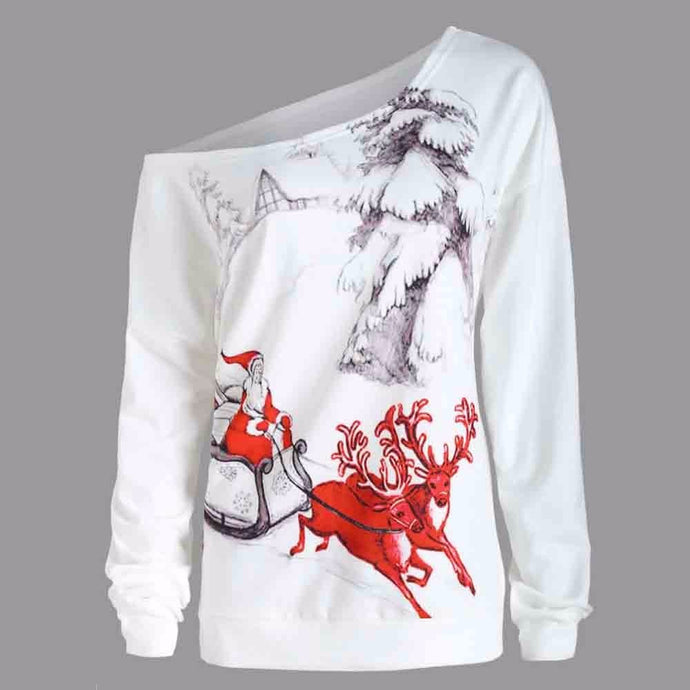 Long Sleeve Christmas Printing