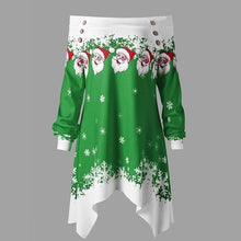 Load image into Gallery viewer, Christmas Blouse Off Shoulder